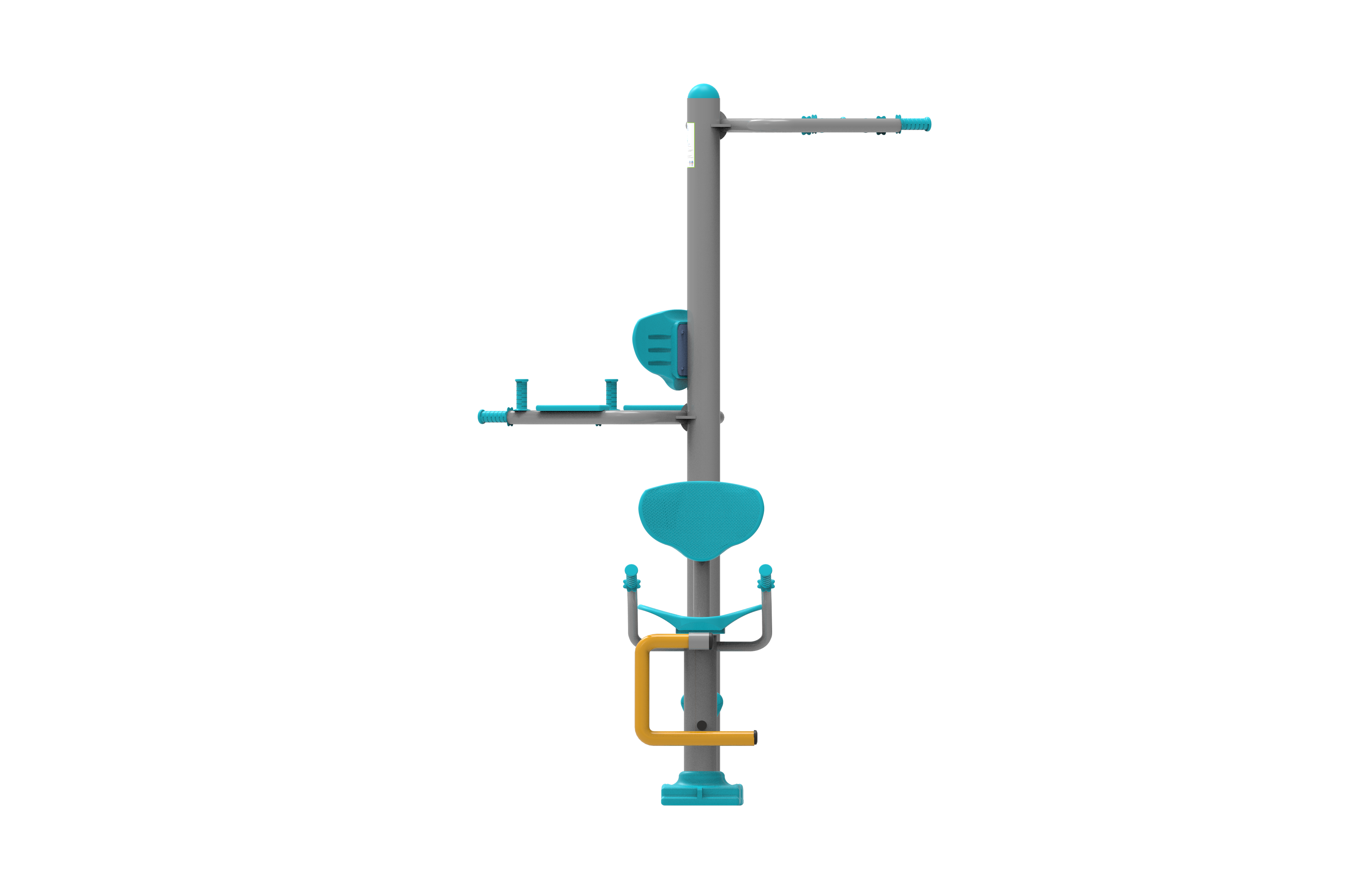 Üçlü Vucut Gelistirme Aleti KLF-19 | Dış Mekan Spor Aletleri | Erse Kent Mobilyaları